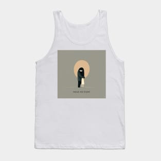 [AI Art] Hold me tight, Minimal Art Style Tank Top